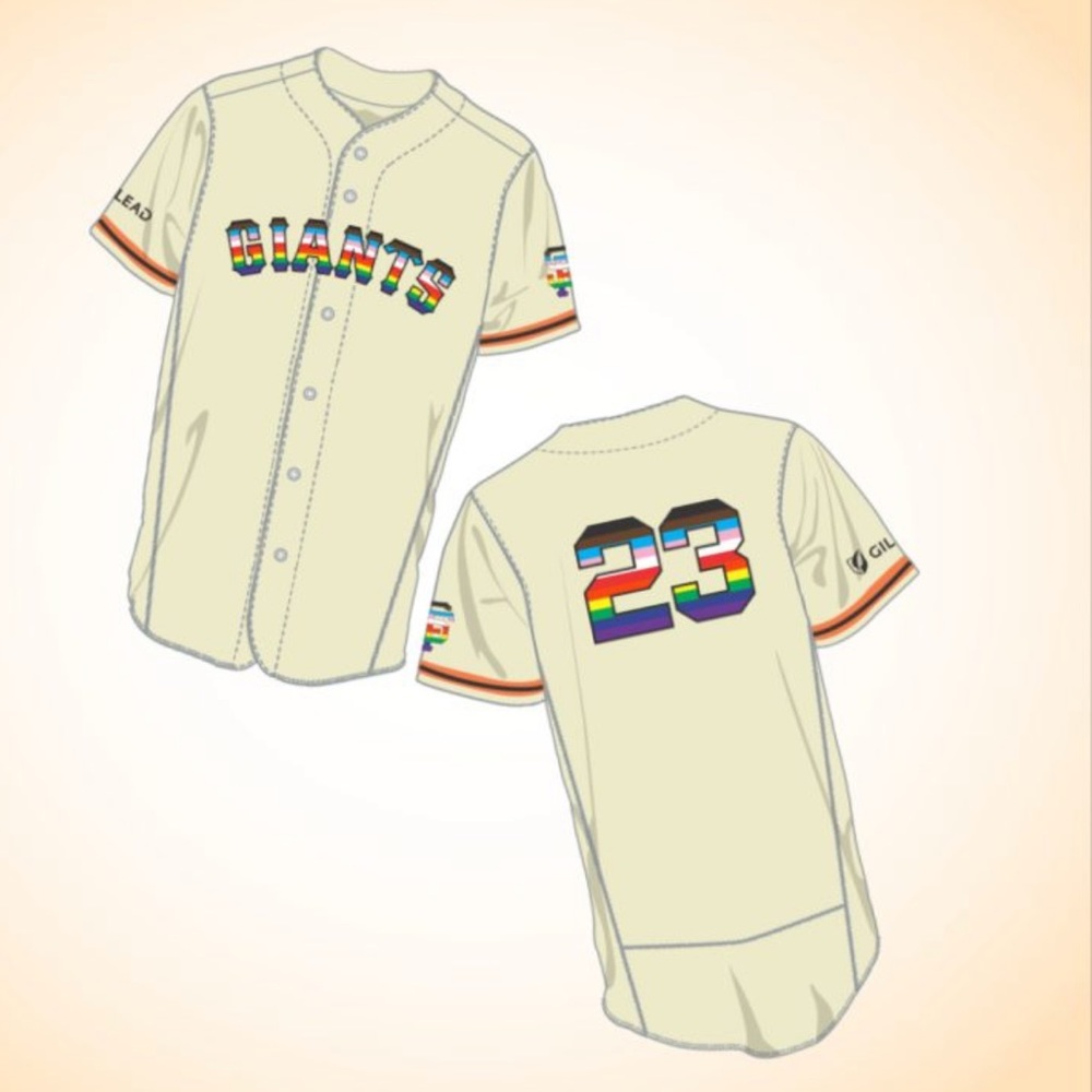 Limited Edition SF GIANTS PRIDE JERSEY T SHIRT
